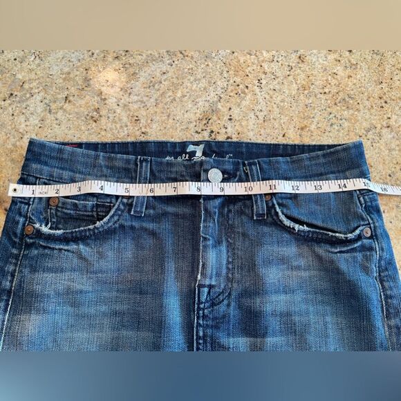 7s For All Mankind Jean skirt - Picture 4 of 14